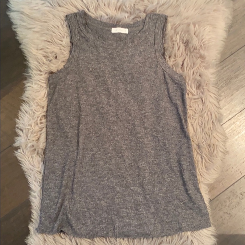 SOCIALITE Gray Tank Top Athletic Yoga Shirt NWOT